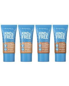 Rimmel Kind & Free Moisturising Skin Tint Foundation Pack Of 3