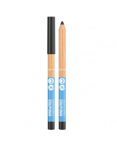 Rimmel Kind & Free Clean Eye Definer Pencil 001 Pitch Pack Of 3