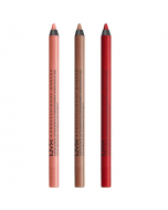 NYX Slide On, Glide On, Stay On & Definitely A Turn On Lip Pencil Pack Of 3